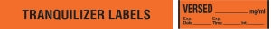 MarketLab Tranquilizer Medication Label Tape - LABEL, DIAZEPAM - 10234