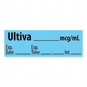 MarketLab Narcotics Medication Pre-Cut Label - LABEL, ULTIVA - 10270-P ...