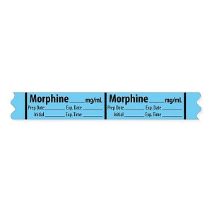 MarketLab Narcotics Medication Label Tape - LABEL, MORPHINE, MG / ML - 10271
