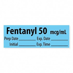 MarketLab Narcotics Medication Pre-Cut Label - LABEL, FENTANYL - 10278-PRE