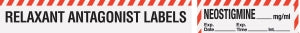 MarketLab Relaxant Antagonist Medication Label Tape - LABEL, FLUMAZENIL - 10282