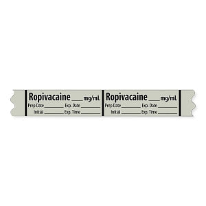 Marketlab Local Anesthetic Medication Label Tape - LABEL, ROPIVACAINE - 10303