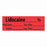 Marketlab Local Anesthetic Medication Pre-Cut Label - LABEL, LIDOCAINE - 10305-PRE
