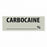 Marketlab Local Anesthetic Medication Pre-Cut Label - LABEL, CARBOCAINE, % - 10308-PRE