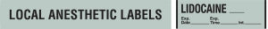 Marketlab Local Anesthetic Medication Label Tape - LABEL, CARBOCAINE, % - 10308