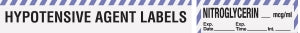 MarketLab Hypotensive Agent Medication Label Tape - LABEL, NIPRIDE - 10363