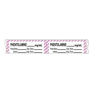 Marketlab Hypotensive Agent Medication Pre-Cut Label - LABEL, PHENTOLAMINE - 10365-PRE