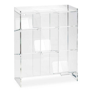 Marketlab Glove & Tube Dispenser for LabWall - TUBE RACK, ACRYLIC, WITH HANGERS - 10397