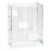 Marketlab Glove & Tube Dispenser for LabWall - TUBE RACK, ACRYLIC, WITH HANGERS - 10397