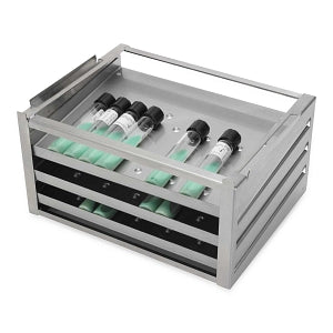 MarketLab Stainless Steel Slant Rack - RACK, STAINLESS STEEL, SLANT - ML1050