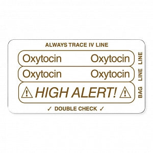 MarketLab Three-Part Piggyback Labels - LABEL, THREE-PART PIGGYBACK, OXYTOCIN-RL/2 - 12303