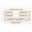 MarketLab Three-Part Piggyback Labels - LABEL, THREE-PART PIGGYBACK, OXYTOCIN-RL/2 - 12303
