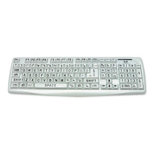 MarketLab Keyboard Cover - KEYBOARD COVER, B / W, HIGH CONTRAST - 1246