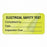 MarketLab Equipment Service and Inspection Label - LABEL, ELECTRICAL SAFETY, SELF LAMINATED - 13592