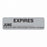MarketLab Expire Labels - LABEL, STERILIZEDEXPIRATION, JUN-GRAY-RL/ - 13602-GY