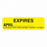 MarketLab Expire Labels - LABEL, STERILIZEDEXPIRATION, APR-YELLOW-R - 13602-YL