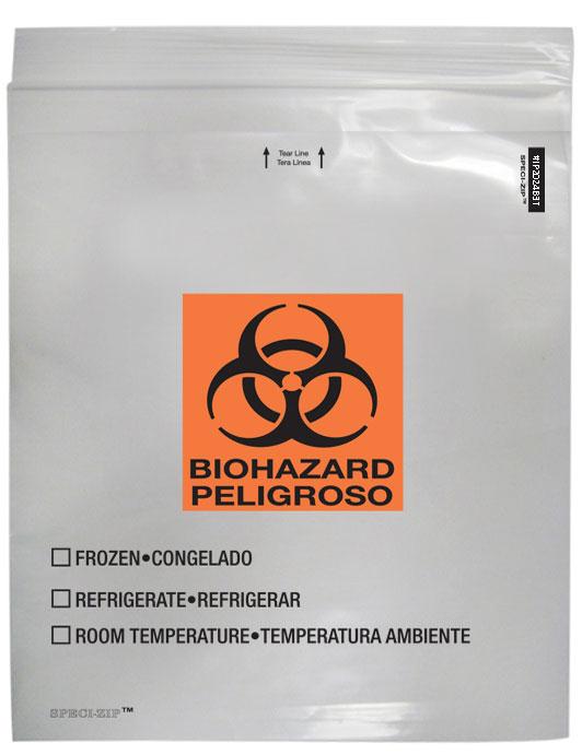 Zip-Closure Specimen Bag by MarketLab