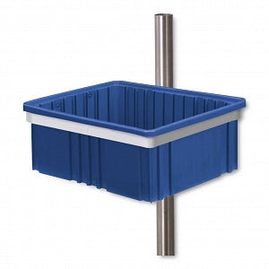 MarketLab Large Utility Basket with Bracket - LARGE UTILITY BASKET, W / BRACKET, BL - 14279-BL
