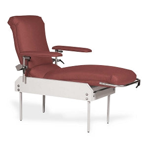 MarketLab Adjustable Blood Draw Lounge Chair - LOUNGE, BLOOD DRAW, ADJUSTABLE HEIGHT, QU - 14329-49