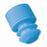 MarketLab Flanged Tube Caps For 16mm Tubes - FLANGE PLUG CAPS, FOR 16MM TUBES, BLUE - 1446-BL