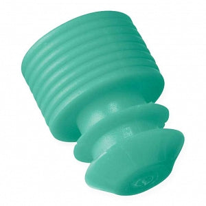 MarketLab Flanged Tube Caps For 16mm Tubes - FLANGE PLUG CAPS, FOR 16MM TUBES, GREEN - 1446-GN