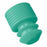MarketLab Flanged Tube Caps For 16mm Tubes - FLANGE PLUG CAPS, FOR 16MM TUBES, GREEN - 1446-GN