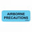 MarketLab Patient Chart Label - LABEL, AIRBORNE PRECAUTIONS, STD CHART - 14909