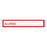 MarketLab Patient Chart Label - LABEL, ALLERGIC, WHITE / RED - 14924