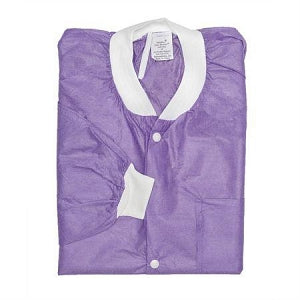 Marketlab Plus Size Disposable Lab Coats - Disposable Lightweight Lab Coat, Purple, 2XL - 15194-PL