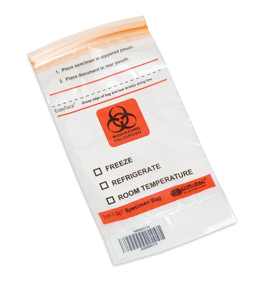Saf-T-Zip Specimen Bag by MarketLab