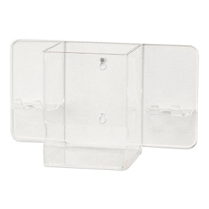 MarketLab Stethoscope Hanger Station - Stethoscope Hanger Station with Dispenser, Double Rack, Acrylic - 16180