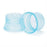 MarketLab Transparent Color Tube Cap - CAPS, TRANSPARENT TUBE, 10MM, BLUE - 16474-BL