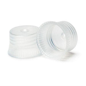 MarketLab Transparent Color Tube Cap - CAPS, TRANSPARENT TUBE, 10MM, NATURAL - 16474-NA
