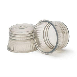 MarketLab Transparent Color Tube Cap - CAPS, TRANSPARENT TUBE, 16MM, GRAY - 16475-GY