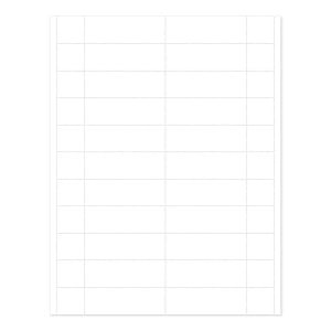 MarketLab Label Holders and Refills - REFILL, 1X3, LASER / INK JET INSERTS - ML1833