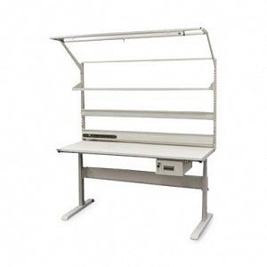 Marketlab Electric Deluxe Adjustable Workstation - WORKSTATION, ELECTR ...