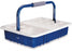 MarketLab Phlebotomy Trays with Racks - TRAY, BLUE, W/BLUE HANDLE, 13MM TUBE RACK - 1885-BL