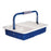MarketLab Phlebotomy Trays with Racks - TRAY, BLUE, W/BLUE HANDLE, 13MM TUBE RACK - 1885-BL