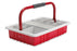MarketLab Phlebotomy Trays with Racks - TRAY, RED, W/RED HANDLE, 13MM TUBE RACK - 1885-RD