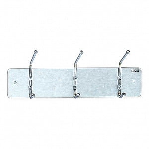 MarketLab Wall-Mount Metal Apparel / Coat Racks - RACK, METAL, WALL, 3 HOOK, 18"X3.75"X7" - ML1987