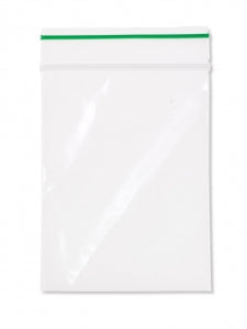 Marketlab GreenLine Biodegradable Zipper Bag with Pack - BAG, BIODEGRADABLE ZIPPER, GREELINE, 3" - 2094