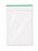Marketlab GreenLine Biodegradable Zipper Bag with Pack - BAG, BIODEGRADABLE ZIPPER, GREELINE, 3" - 2094