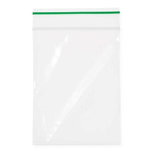 Marketlab GreenLine Biodegradable Zipper Bag with Pack - BAG, BIODEGRADABLE ZIPPER, GREELINE, 3" - 2094