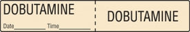 MarketLab IV Tubing Medication Label - LABEL, IV TUBING, DOBUTAMINE - 2309