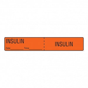 MarketLab IV Tubing Medication Label - LABEL, IV TUBING, INSULIN - 2315