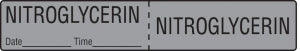 MarketLab IV Tubing Medication Label - LABEL, IV TUBING, NITROGLYCERIN - 2321