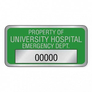 MarketLab Capital Equipment Label - LABEL, CAPITAL EQUIPMENT, RED MYLAR - 2343-RD