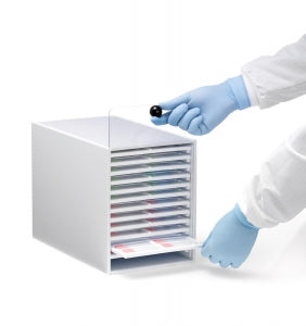 Marketlab Inc. Benchtop Slide Tray Storage Cabinet - STORAGE CABINET, SLIDE TRAY, BENCHTOP - 2539