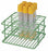 Marketlab Half-Size Epoxy Wire Tube Rack - RACT, TUBE, 10-13MM, HALF, EPOXY WIRE, 36 PLA - 2597-GN