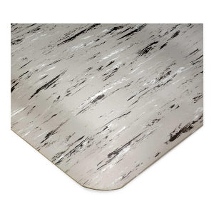 MarketLab Vinyl Floor Mats - Vinyl Floor Mat, Gray, 2" x 3" - 3347-GY